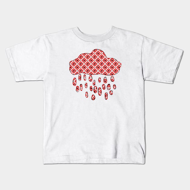 Belarusian pattern. A cloud. Kids T-Shirt by Sitenkova